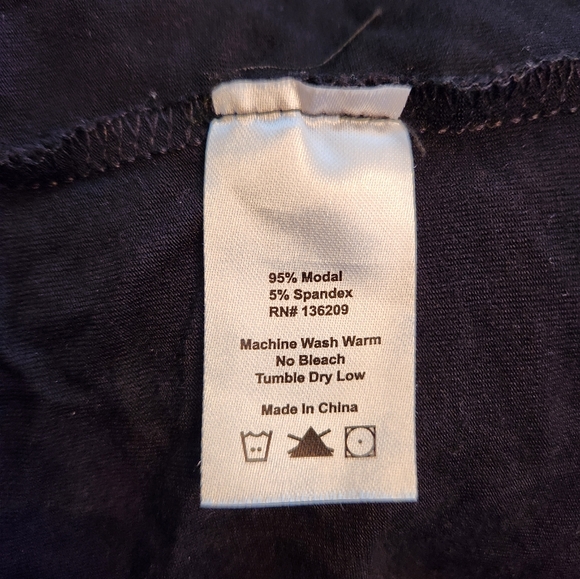 Hatch The T-Shirt Layer Dress Black Size Large Maternity - Picture 5 of 6